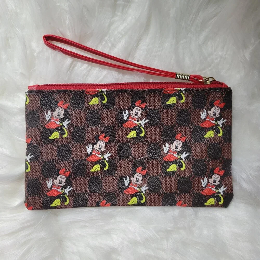 Minnie Mouse Design Wristlet